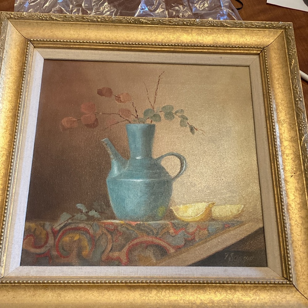 Still life with lemons by Frances G. Scruggs
